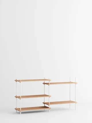 Shelving System – s.85.2.A by MOEBE in Oak/White – product photo 4 of 4