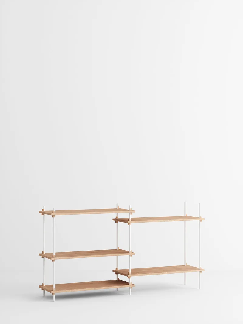 Shelving System – s.85.2.A by MOEBE in Oak/White – product photo 4 of 4