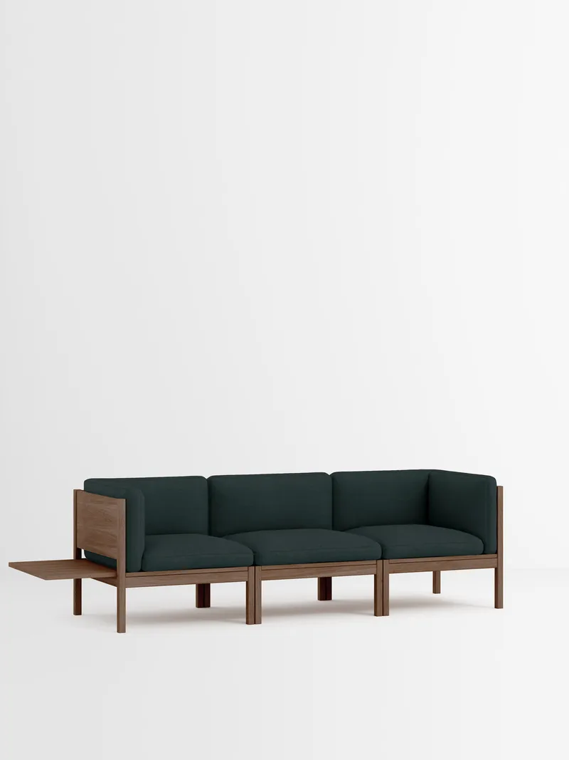 3 Seater Sofa with Sides + 1 Side Table by MOEBE in Autumn, Autumn 971, Smoked Oak – product photo 35 of 35
