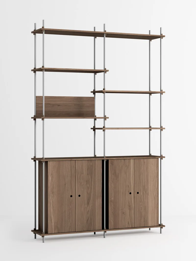 Shelving System – s.255.2.H van MOEBE in Black – productfoto 3 van 4
