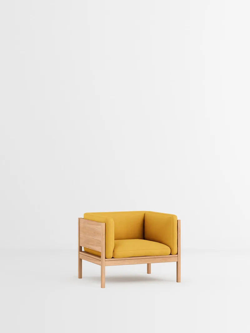 Lounge Chair de MOEBE en Field 2, Field 2 – 463, Oak – photo du produit