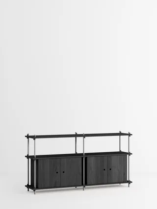 Shelving System – s.85.2.D by MOEBE in Black – product photo 3 of 4