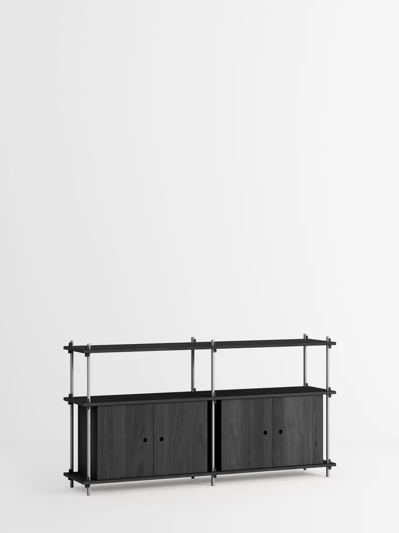 Shelving System – s.85.2.D by MOEBE in Black – product photo 3 of 4