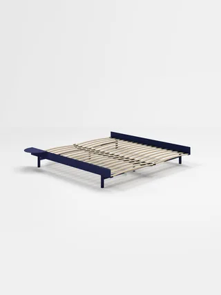 Bed 90 – 180 cm (Low) by MOEBE in Cobalt Blue, 1, 180 – product photo 15 of 15