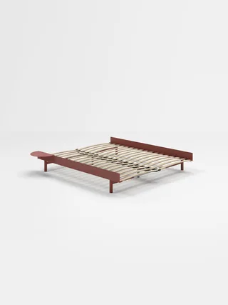Bed 90 – 180 cm (Low) by MOEBE in Dusty Rose, 1, 160 – product photo 15 of 15