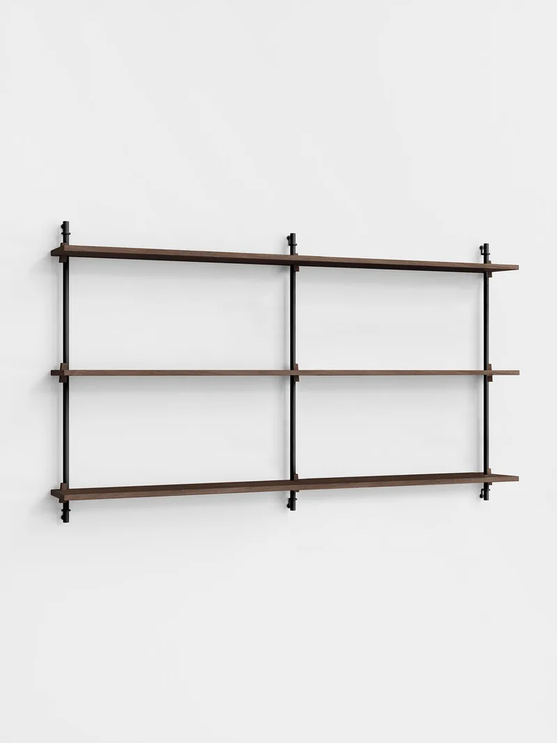 Wall Shelving – ws.85.2.B by MOEBE in Black – product photo 1 of 13