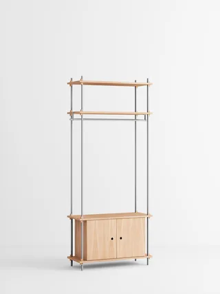 Shelving System – s.200.1.G by MOEBE in Black – product photo 1 of 4