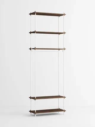 Shelving System – s.255.1.F by MOEBE in Smoked-Oak/White – product photo 4 of 4