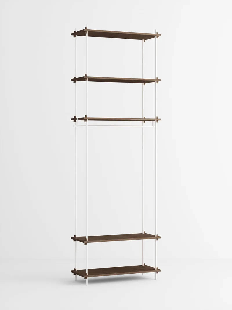 Shelving System – s.255.1.F by MOEBE in Smoked-Oak/White – product photo 4 of 4