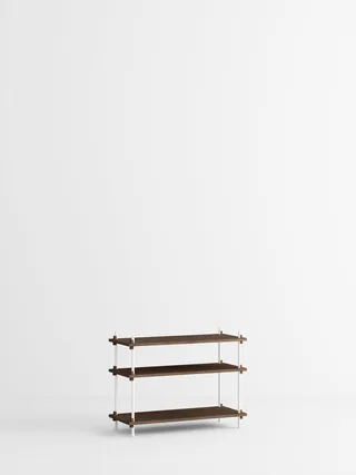 Shelving System – s.65.1.A by MOEBE in Smoked-Oak/White – product photo 5 of 5