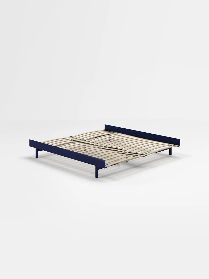Bed 90 – 180 cm (Low) de MOEBE en Cobalt Blue, Aucun, 180 – photo du produit 15 sur 15