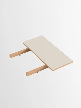 Rectangular Dining Table van MOEBE in Extension Only, 1, Warm Beige – productfoto 13 van 13