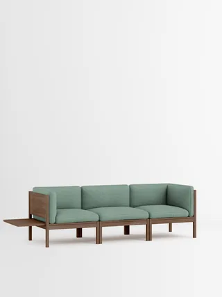 3 Seater Sofa with Sides + 1 Side Table by MOEBE in Re-Wool 2, Re-Wool 2 – 868, Smoked Oak – product photo 35 of 35