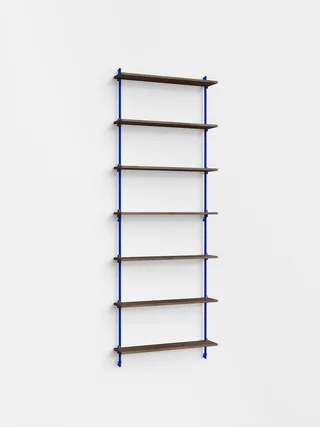 Wall Shelving – ws.230.1 by MOEBE in Smoked-Oak/Deep-Blue – product photo 4 of 4