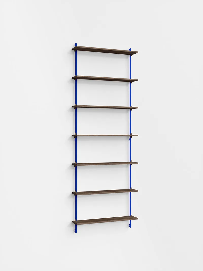 Wall Shelving – ws.230.1 by MOEBE in Smoked-Oak/Deep-Blue – product photo 4 of 4