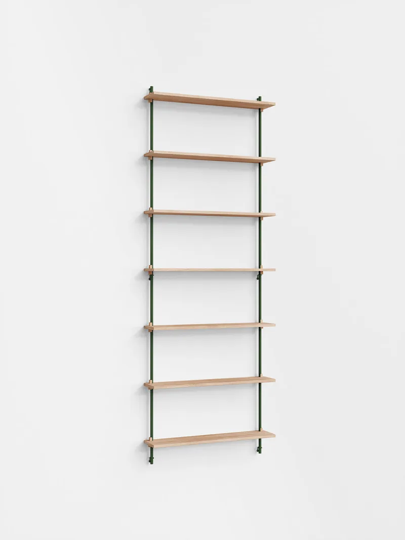 Wall Shelving – ws.230.1 by MOEBE in Oak/Pine-Green – product photo 4 of 4