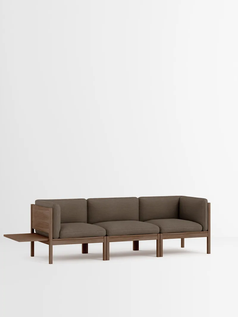 3 Seater Sofa with Sides + 1 Side Table de MOEBE en Autumn, Autumn 361, Smoked Oak – photo du produit 35 sur 35