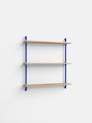 Wall Shelving – ws.85.1 de MOEBE en Oak/Deep-Blue – photo du produit 4 sur 4