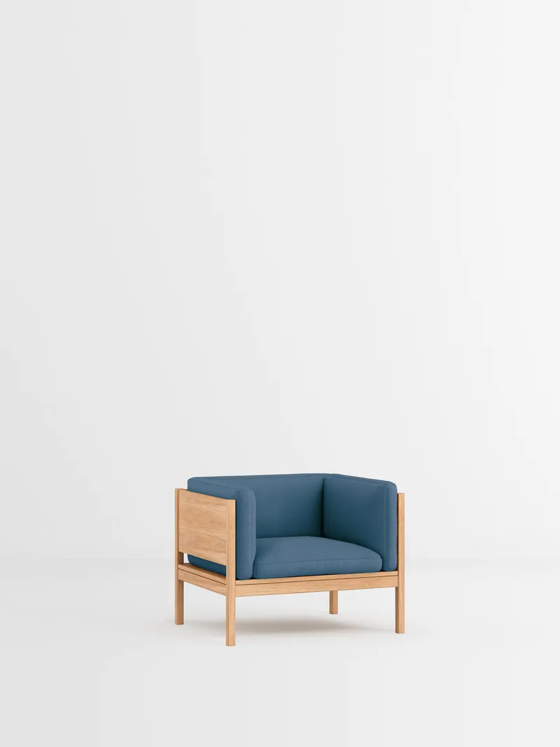 Lounge Chair de MOEBE en Field 2, Field 2 – 733, Oak – photo du produit