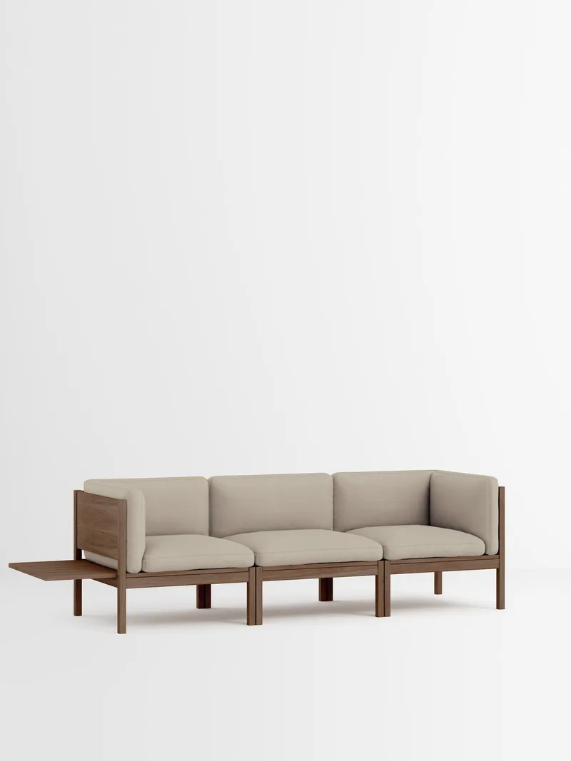 3 Seater Sofa with Sides + 1 Side Table by MOEBE in Field 2, Field 2 – 233, Smoked Oak – product photo 35 of 35