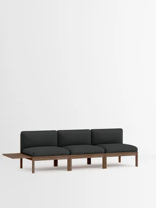 3 Seater Sofa with 1 Side Table by MOEBE in Field 2, Field 2 – 793, Smoked Oak – product photo 35 of 35