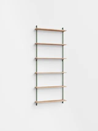 Wall Shelving – ws.200.1 von MOEBE in Oak/Pine-Green – Produktfoto 4 von 4