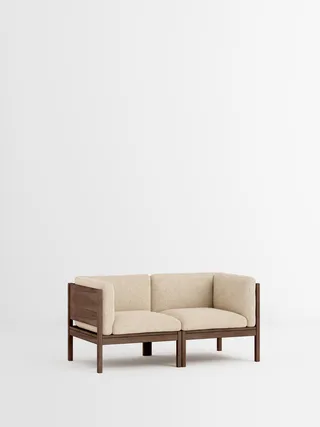 2 Seater Sofa with Sides von MOEBE in Moss, Moss 0019, Smoked Oak – Produktfoto 35 von 35
