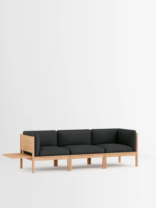 3 Seater Sofa with Sides + 1 Side Table van MOEBE in Autumn, Autumn 101, Oak – productfoto 13 van 34