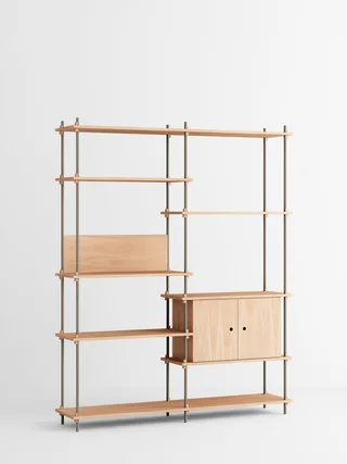 Shelving System – s.200.2.C von MOEBE in Oak/Warm-Grey – Produktfoto 4 von 4
