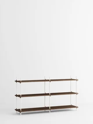 Shelving System – s.85.2.B by MOEBE in Smoked-Oak/White – product photo 4 of 4