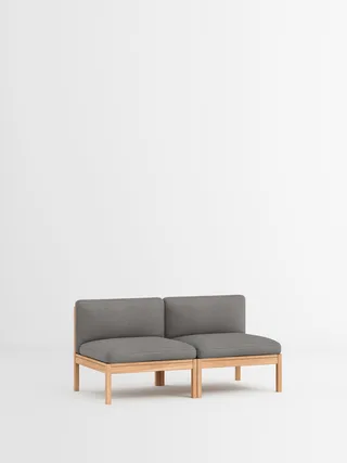 2 Seater Sofa von MOEBE in Autumn, Autumn 101, Oak – Produktfoto 9 von 34