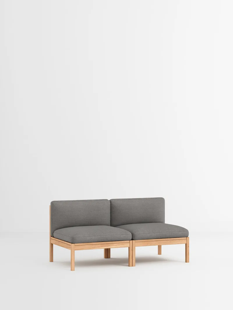 2 Seater Sofa von MOEBE in Autumn, Autumn 101, Oak – Produktfoto 9 von 34