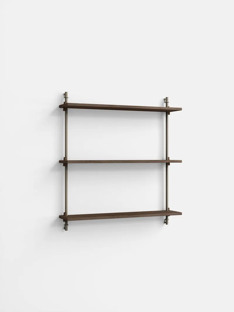 Wall Shelving – ws.85.1 by MOEBE in Smoked-Oak/Warm-Grey – product photo 4 of 4