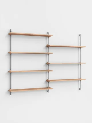 Wall Shelving – ws.115.2 by MOEBE in Black – product photo 2 of 5