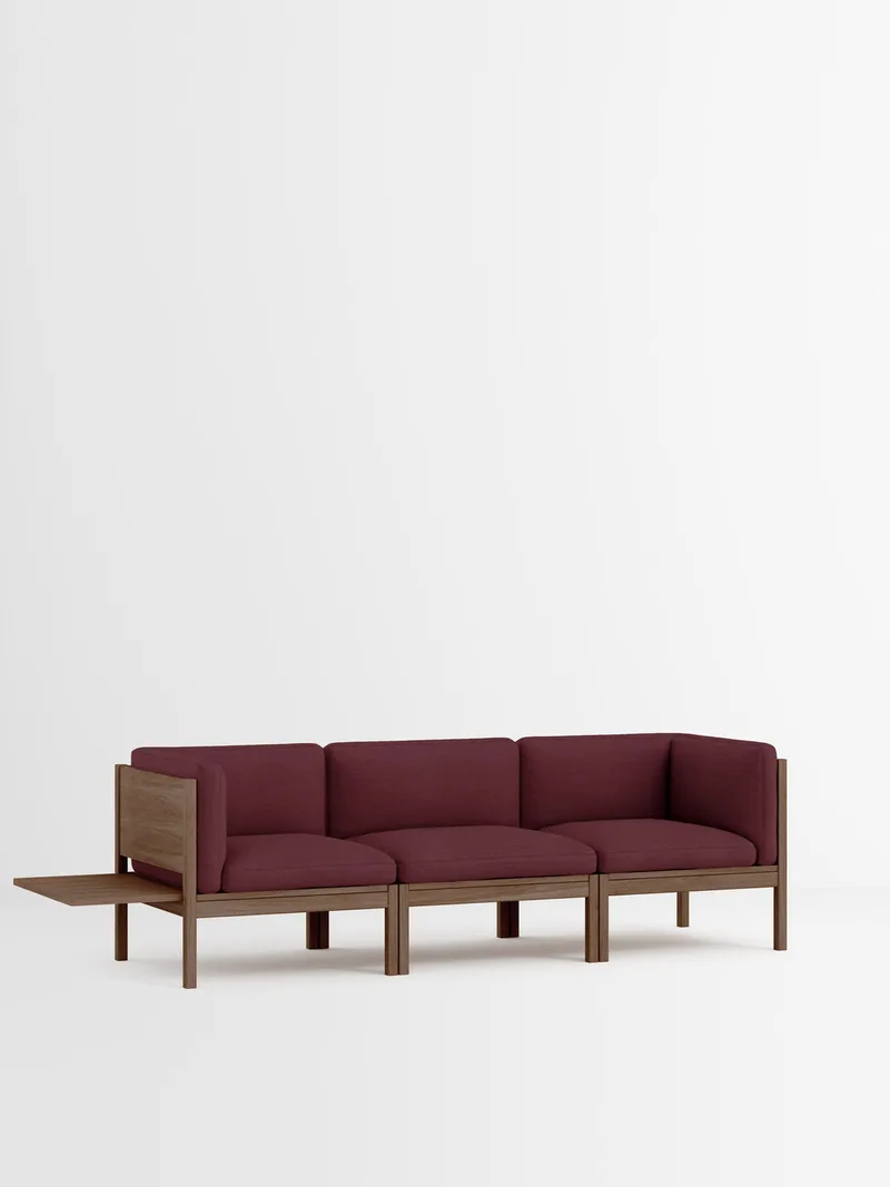 3 Seater Sofa with Sides + 1 Side Table de MOEBE en Autumn, Autumn 681, Smoked Oak – photo du produit 35 sur 35