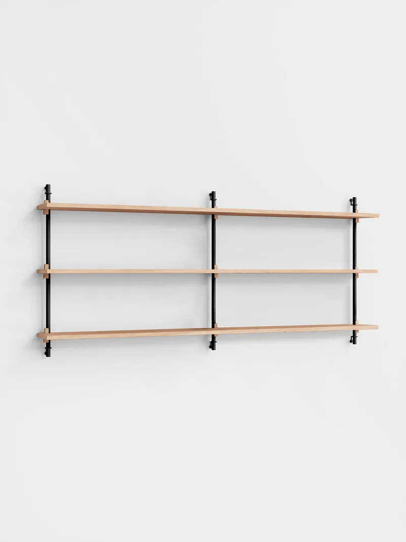 Wall Shelving – ws.65.2.B de MOEBE en Black – photo du produit 2 sur 13