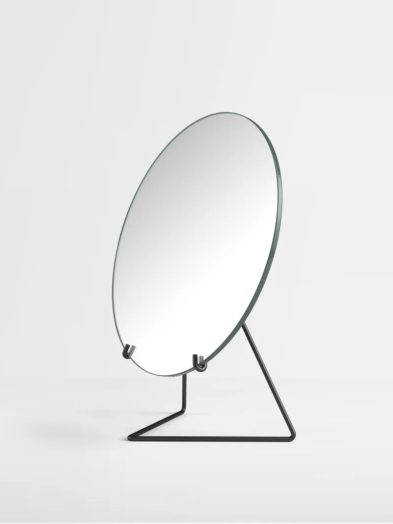 Standing Mirror de MOEBE en Ø20, Black – photo du produit 2 sur 4