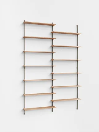 Wall Shelving – ws.230.2 von MOEBE in Black – Produktfoto 1 von 5