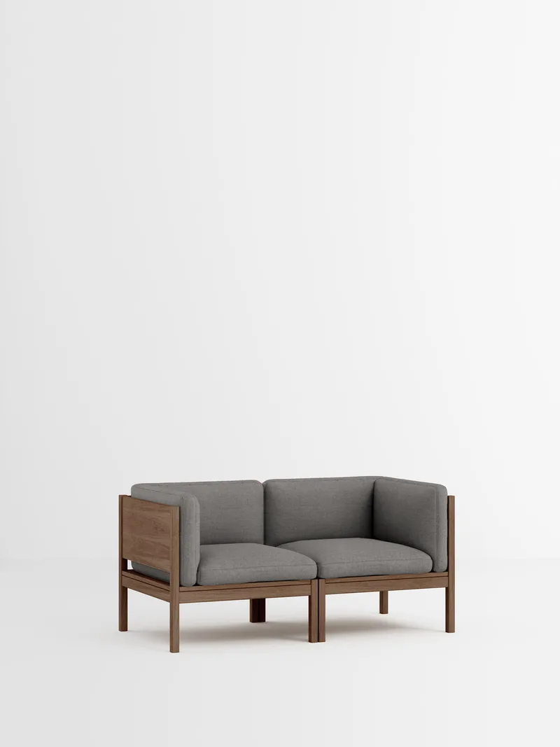 2 Seater Sofa with Sides by MOEBE in Autumn, Autumn 131, Smoked Oak – product photo 35 of 35