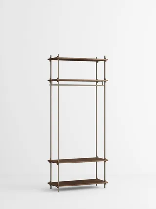 Shelving System – s.200.1.F von MOEBE in Smoked-Oak/Warm-Grey – Produktfoto 4 von 4