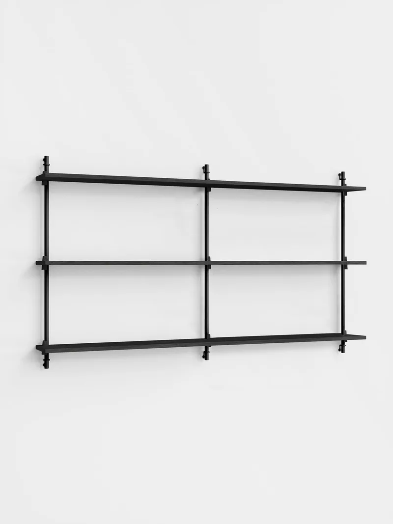 Wall Shelving – ws.85.2.B by MOEBE in Black – product photo 12 of 13
