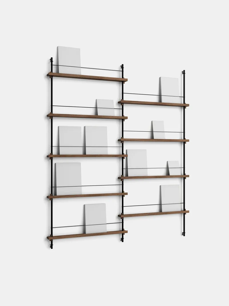 Magazine Shelving – MS.180.2 von MOEBE in Black – Produktfoto 10 von 10