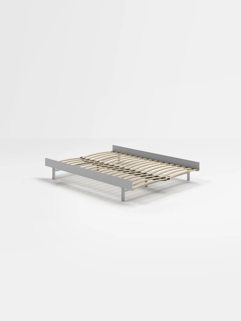 Bed 90 – 180 cm (Low) van MOEBE in Stainless Steel, Geen, 140 – productfoto 15 van 15