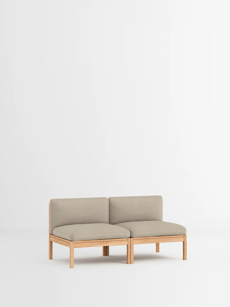 2 Seater Sofa von MOEBE in Autumn, Autumn 101, Oak – Produktfoto 24 von 34