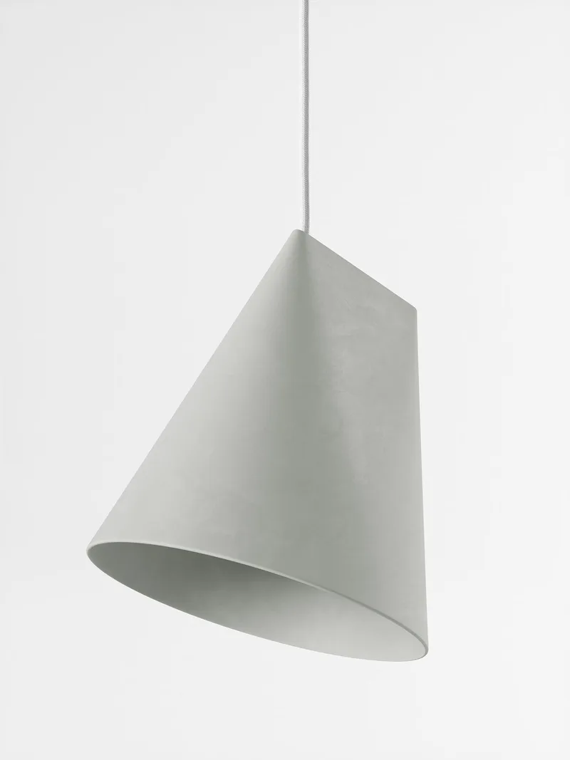 Ceramic Pendant – Wide van MOEBE in Light Grey – productfoto