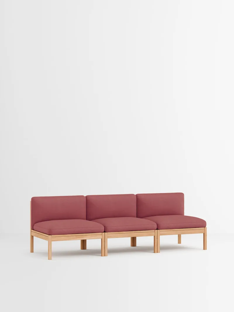 3 Seater Sofa van MOEBE in Autumn, Autumn 101, Oak – productfoto 18 van 34