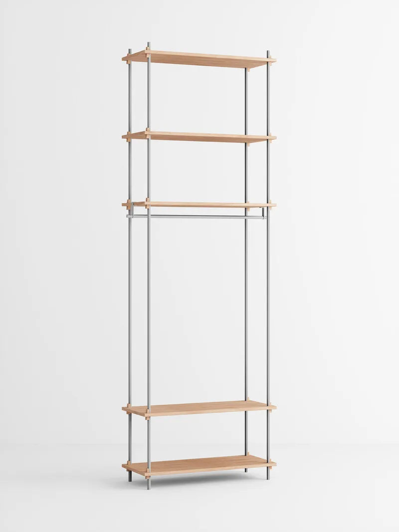 Shelving System – s.255.1.F van MOEBE in Black – productfoto 1 van 4