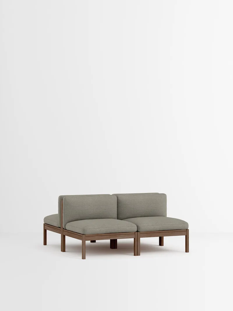 Mixed Combination A van MOEBE in Re-Wool 2, Re-Wool 2 – 128, Smoked Oak – productfoto 34 van 34