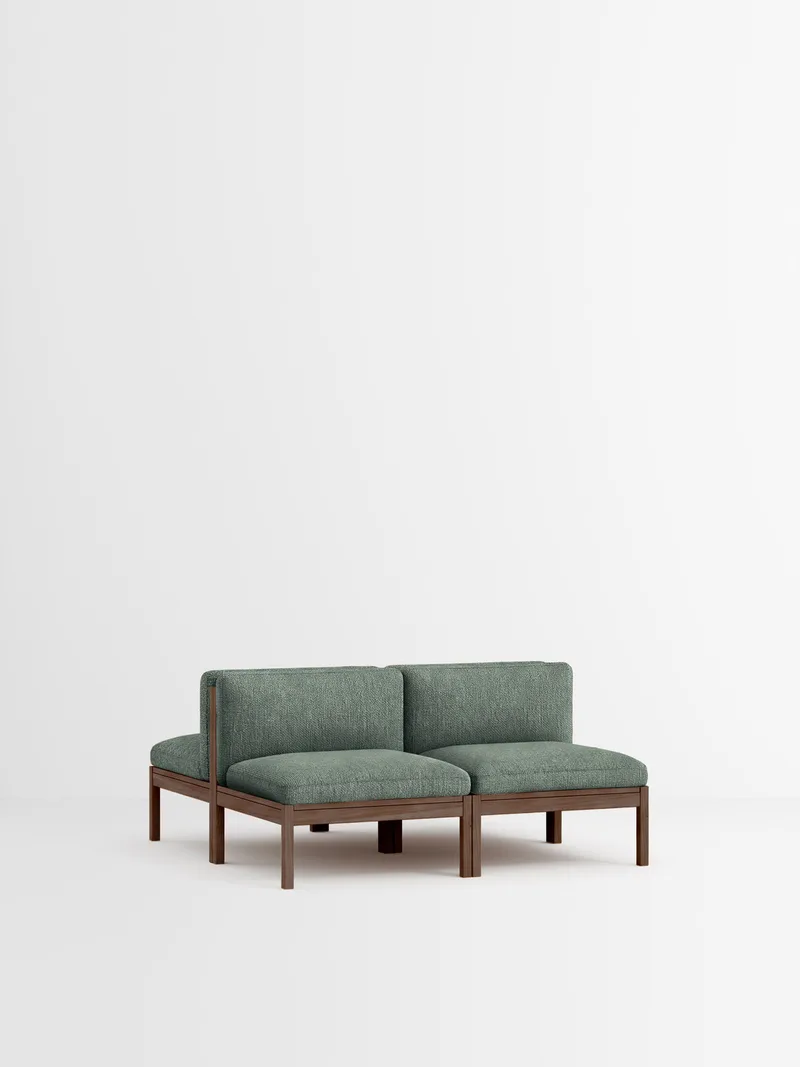 Mixed Combination A van MOEBE in Moss, Moss 0003, Smoked Oak – productfoto 34 van 34