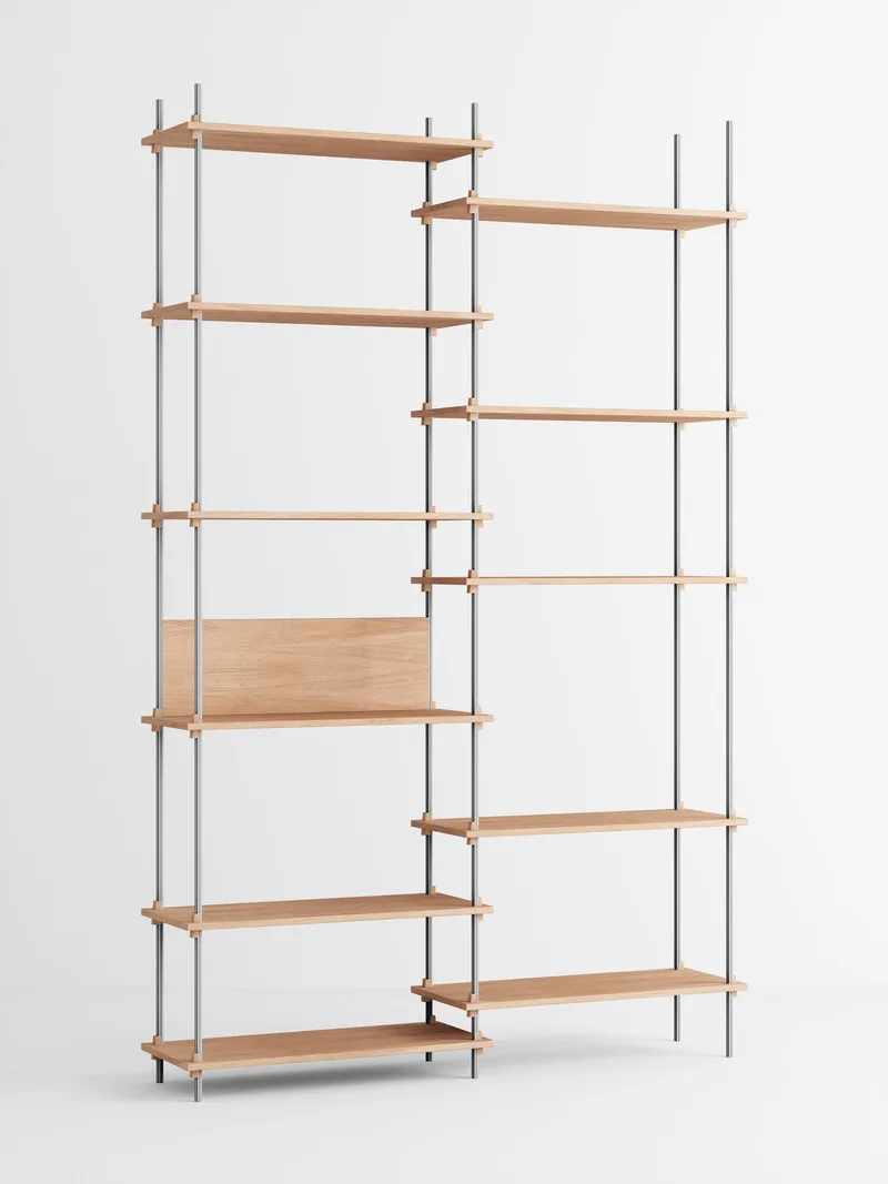 Shelving System – s.255.2.A van MOEBE in Black – productfoto 1 van 4